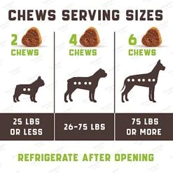 Flea And Tick Prevention Chewable For Dogs - No Collars, No Mess - Easy Help With Flea And Tick For Dogs - American Quality - For All Breeds And Ages - Duck-Flavored Treats - 180 Flea Chews For Dogs -Dog Supply Store 51VmjqLkERL