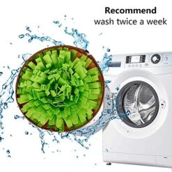 AWOOF Pet Snuffle Mat For Dogs, Interactive Feed Game For Boredom, Encourages Natural Foraging Skills For Cats Dogs Bowl Travel Use, Dog Treat Dispenser Indoor Outdoor Stress Relief -Dog Supply Store 51VpiNySCkL