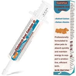 Oral Calcium Supplement For Dogs & Cats In Labor-for Whelping, Nursing, Calcium Deficiency- Fast Absorbing, Keeping Energetic, Supporting Efficient Delivery(30 Ml Liquid) -Dog Supply Store 51Wgie4KLjL