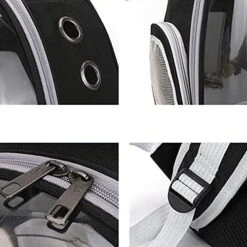 LEFEDA Pet Supplies Cat Bag Space Capsule Backpack Go Out Portable Pet Bag Cat Transparent Backpack Dog Wear Cat Shoulders Pet Backpack Carrier (Color : Gray) 13 LEFEDA Pet Supplies Cat Bag Space Capsule Backpack Go Out Portable Pet Bag Cat Transparent Backpack Dog Wear Cat Shoulders Pet Backpack Carrier (Color : Gray) -Dog Supply Store 51WivXEJbzL