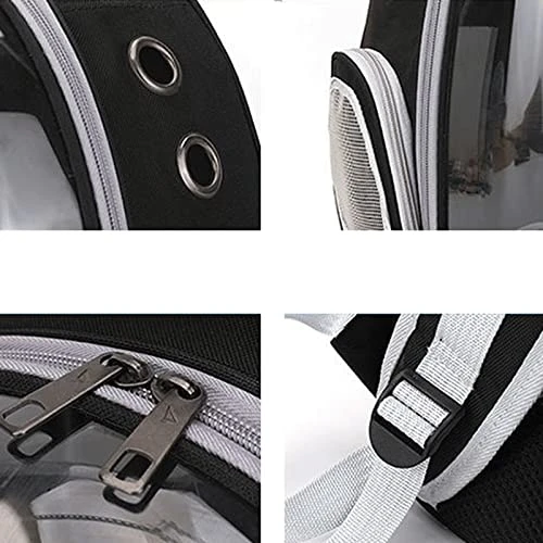 LEFEDA Pet Supplies Cat Bag Space Capsule Backpack Go Out Portable Pet Bag Cat Transparent Backpack Dog Wear Cat Shoulders Pet Backpack Carrier (Color : Gray) 5 LEFEDA Pet Supplies Cat Bag Space Capsule Backpack Go Out Portable Pet Bag Cat Transparent Backpack Dog Wear Cat Shoulders Pet Backpack Carrier (Color : Gray) - Image 3