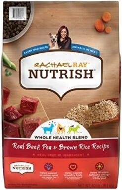 Rachael Ray Nutrish Premium Natural Dry Dog Food, Real Beef, Pea, & Brown Rice Recipe, 28 Pound Bag (Packaging May Vary) -Dog Supply Store 51XHC9W6sL. AC