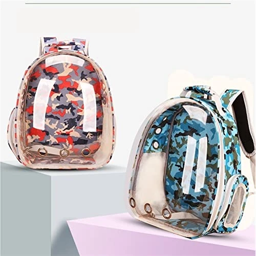 LEFEDA Cat Carrier Bags Cat Bag Breathable Portable Pet Carrier Bag Outdoor Travel Backpack For Cat Dog Transparent Pet Backpack Pet Backpack Carrier (Color : 2) 5 LEFEDA Cat Carrier Bags Cat Bag Breathable Portable Pet Carrier Bag Outdoor Travel Backpack For Cat Dog Transparent Pet Backpack Pet Backpack Carrier (Color : 2) - Image 3