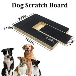 PINVNBY Dog Scratch Pad For Nails, Dog Scratch Pad, Stress Free Dog Nail Scratch Board Fear Free Nail Care Alternative To Dog Nail Clippers Cat Nail File For Dogs Of All Sizes -Dog Supply Store 51XyfBmADCL
