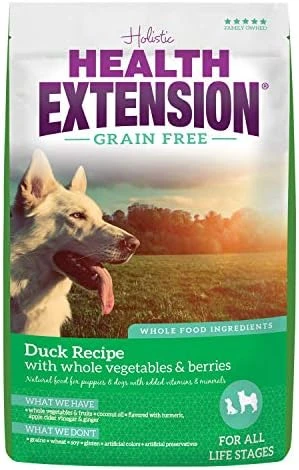 Health Extension Dry Dog Food, Natural Food With Added Vitamins & Minerals, Suitable For All Puppies, Grain Free, Salmon Recipe With Whole Vegetable & Berries (10 Pound) 12 Health Extension Dry Dog Food, Natural Food With Added Vitamins & Minerals, Suitable For All Puppies, Grain Free, Salmon Recipe With Whole Vegetable & Berries (10 Pound) - Image 10