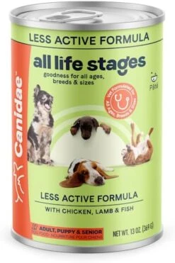 CANIDAE All Life Stages Platinum Less Active Dog Wet Food Chicken, Lamb & Fish Formula, 13 Oz (Pack Of 12) -Dog Supply Store 51Ya3RttU4L. AC