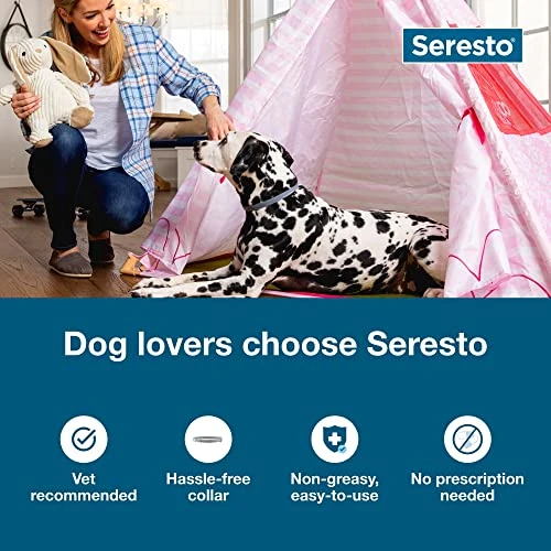 Seresto Large Dog Vet-Recommended Flea & Tick Treatment & Prevention Collar For Dogs Over 18 Lbs. | 8 Months Protection 4 Seresto Large Dog Vet-Recommended Flea & Tick Treatment & Prevention Collar For Dogs Over 18 Lbs. | 8 Months Protection - Image 2