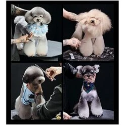 BITWIT Kitchen Baking, High-end Pet Grooming Scissors Color Grooming Scissors Small Mouth Finishing Scissors Up And Down Double Use (Color : Purple Handle Curved) -Dog Supply Store 51a3I0RRwxS