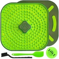 Dogginmen Dog Lick Mat,Licking Mat For Large Medium Small Dogs And Cats Crate,Interactive 7.1" Large Size Lick Mats For Crate Training,Reduce Anxiety And Boredom,Dog Lick Mat Treat For Peanut Butter