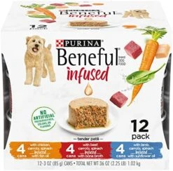 Purina Beneful Wet Dog Food Variety Pack, Medleys Tuscan, Romana & Mediterranean Style - (30) 3 Oz. Cans -Dog Supply Store 51aTHdcSSoL. AC