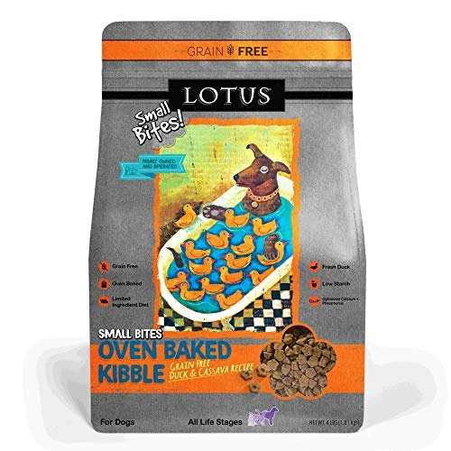 Lotus Small Bite Dry Dog Food, Duck, 4 Lb 3 Lotus Small Bite Dry Dog Food, Duck, 4 Lb
