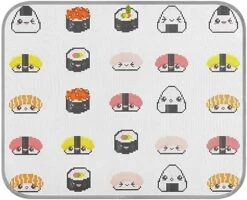 Washable Dog Cooling Mat Cute Japanese Food Summer Cats Sleeping Mat Sushi Dog Bed Mats 23.6 * 38.6inch Pet Ice Silk Sleep Kennel Pad Animal Sleep Bed For Home Outdoor Travel 16 Washable Dog Cooling Mat Cute Japanese Food Summer Cats Sleeping Mat Sushi Dog Bed Mats 23.6 * 38.6inch Pet Ice Silk Sleep Kennel Pad Animal Sleep Bed For Home Outdoor Travel -Dog Supply Store 51c7wjYsNzL. AC