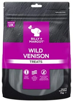 Billy And Margot Venison Dog Treats (Pink) 75g