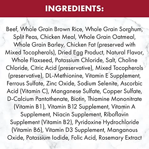 NUTRO SO Simple With Beef Adult Dog Food, 4 Lb. 4 NUTRO SO Simple With Beef Adult Dog Food, 4 Lb. - Image 2