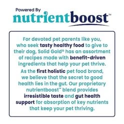 Solid Gold Dry Puppy Food W/Nutrientboost - Made With Real Chicken & Nutritious Superfoods - Love At First Bark Grain Free Puppy Dry Food For Healthy Growth, Energy And Gut Wellness - 3.75 LB Bag -Dog Supply Store 51djNHClE1L