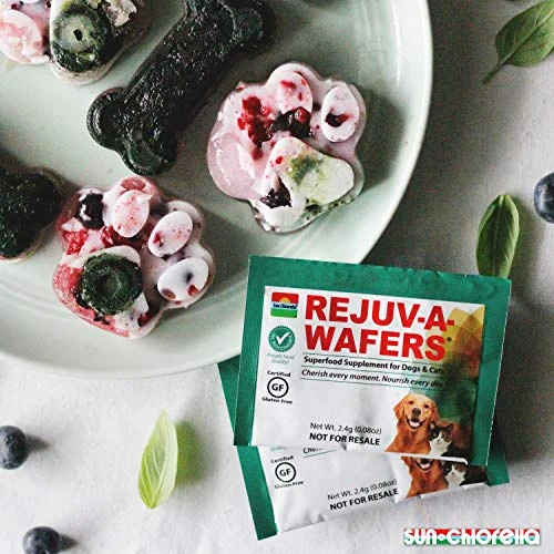 SUN CHLORELLA Rejuv-A-Wafers - Chlorella & Eleuthero Superfood Supplement For Dogs And Cats (60 Wafers) PACK OF TWO 5 SUN CHLORELLA Rejuv-A-Wafers - Chlorella & Eleuthero Superfood Supplement For Dogs And Cats (60 Wafers) PACK OF TWO - Image 3