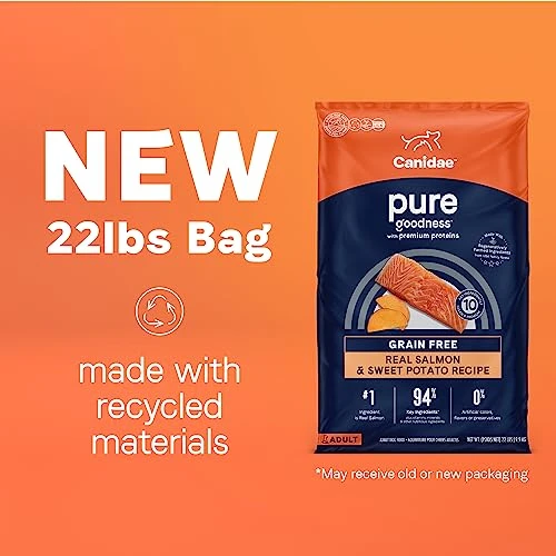 Canidae Pure Real Salmon & Sweet Potato Recipe Adult Dry Dog 22 LB 4 Canidae Pure Real Salmon & Sweet Potato Recipe Adult Dry Dog 22 LB - Image 2