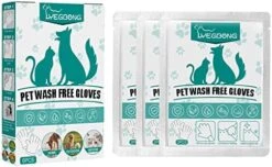 Pet Gloves For Cats And Dogs Bathing And Grooming Easy To Use Just Gently Dry Ideal Pet Wipes3ml Pet Supplies For Dogs Bowls With Storage (B, One Size) 14 Pet Gloves For Cats And Dogs Bathing And Grooming Easy To Use Just Gently Dry Ideal Pet Wipes3ml Pet Supplies For Dogs Bowls With Storage (B, One Size) -Dog Supply Store 51gpemD lsL. AC