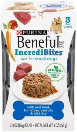 Purina Beneful Wet Dog Food Variety Pack, Medleys Tuscan, Romana & Mediterranean Style - (30) 3 Oz. Cans -Dog Supply Store 51hqouCe2BL. AC