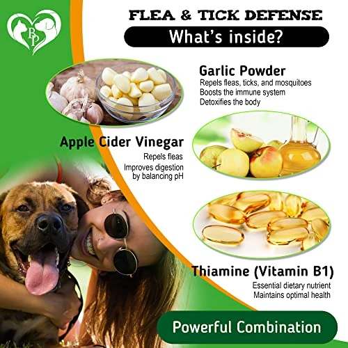 Flea And Tick Prevention Chewable Pills For Dogs - Revolution Oral Flea Treatment For Pets & Complex Multivitamin -Natural Pest Control & Defense Chews - Small Tablets Made In USA (10 Oz) 5 Flea And Tick Prevention Chewable Pills For Dogs - Revolution Oral Flea Treatment For Pets & Complex Multivitamin -Natural Pest Control & Defense Chews - Small Tablets Made In USA (10 Oz) - Image 3