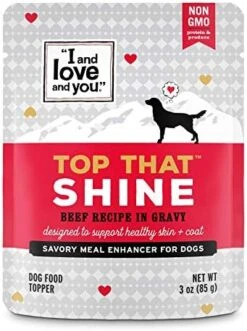 "I And Love And You" Top That Tummy Wet Dog Food Pouch, Chicken Recipe In Gravy, 3 Oz (Pack Of 12) 16 "I And Love And You" Top That Tummy Wet Dog Food Pouch, Chicken Recipe In Gravy, 3 Oz (Pack Of 12) -Dog Supply Store 51iTAEeDhXL. AC