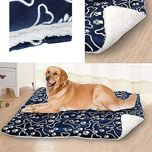 SONGBIRDTH Pet Bed,Winter Warm Pet Dog Puppy Cat Bed Cushion Mat Soft Fleece Kennel Blanket,Breathable Cotton Blend,Removable Easy To Clean Bone* XL 7 SONGBIRDTH Pet Bed,Winter Warm Pet Dog Puppy Cat Bed Cushion Mat Soft Fleece Kennel Blanket,Breathable Cotton Blend,Removable Easy To Clean Bone* XL - Image 5