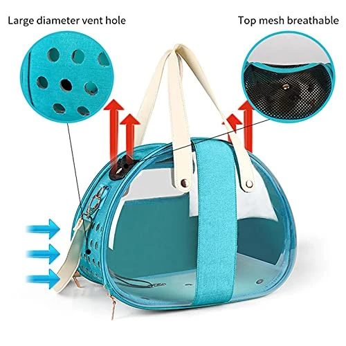 LEFEDA Portable Pet Carrier Bag Breathable Cat Bag Outdoor Travel Backpack For Cat And Dog Transparent Space Pet Backpack Bag For Cat Pet Backpack Carrier (Color : Rose Red) 8 LEFEDA Portable Pet Carrier Bag Breathable Cat Bag Outdoor Travel Backpack For Cat And Dog Transparent Space Pet Backpack Bag For Cat Pet Backpack Carrier (Color : Rose Red) - Image 6