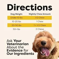 Doc Itchy Rejuvenating Hair-Grower Dog Pet Chews | Medical-Strength 10mg Melatonin | Hair Growth Booster | Senior Dog Energizer | Calming | Clinical High-Dose | Food Allergy Safe | Vegan | 90 Count -Dog Supply Store 51jkEZl6ubL