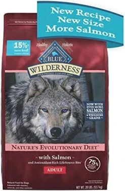 Blue Buffalo Wilderness High Protein Natural Adult Dry Dog Food Plus Wholesome Grains, Chicken 28 Lb Bag 25 Blue Buffalo Wilderness High Protein Natural Adult Dry Dog Food Plus Wholesome Grains, Chicken 28 Lb Bag -Dog Supply Store 51k7Dpr60L. AC