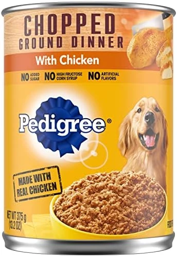 PEDIGREE CHOPPED GROUND DINNER Adult Canned Soft Wet Dog Food Beef, Bacon & Cheese Flavor, 22 Oz. Cans (Pack Of 12) 16 PEDIGREE CHOPPED GROUND DINNER Adult Canned Soft Wet Dog Food Beef, Bacon & Cheese Flavor, 22 Oz. Cans (Pack Of 12) - Image 14