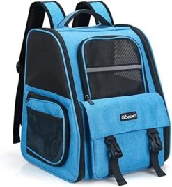 Dog Travel Backpack, Airline Approved Pet Supplies Backpack, Organizer With Poop Bag Dispenser, Multi Pocket, Waterproof Backpack With 2 Pet Food Containers For Camping, Hiking -Dog Supply Store 51kRZmHUzNL. AC