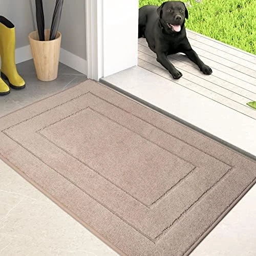 PURRUGS Dirt Trapper Door Mat 32" X 70", Non-Slip/Skid Machine Washable Entryway Rug, Dog Door Mat, Super Absorbent Welcome Mat For Muddy Wet Shoes And Paws, Burgundy Red 16 PURRUGS Dirt Trapper Door Mat 32" X 70", Non-Slip/Skid Machine Washable Entryway Rug, Dog Door Mat, Super Absorbent Welcome Mat For Muddy Wet Shoes And Paws, Burgundy Red - Image 14