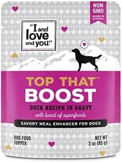 "I And Love And You" Top That Tummy Wet Dog Food Pouch, Chicken Recipe In Gravy, 3 Oz (Pack Of 12) 18 "I And Love And You" Top That Tummy Wet Dog Food Pouch, Chicken Recipe In Gravy, 3 Oz (Pack Of 12) -Dog Supply Store 51ldOT ZzKL. AC