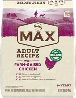Nutro MAX Adult Recipe Dry Dog Food With Farm Raised Chicken, 12 LB Bag 18 Nutro MAX Adult Recipe Dry Dog Food With Farm Raised Chicken, 12 LB Bag -Dog Supply Store 51mB1gaPkmL. AC