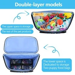 Dog Travel Backpack, Airline Approved Pet Supplies Backpack, Organizer With Poop Bag Dispenser, Multi Pocket, Waterproof Backpack With 2 Pet Food Containers For Camping, Hiking -Dog Supply Store 51mCCNMVUML