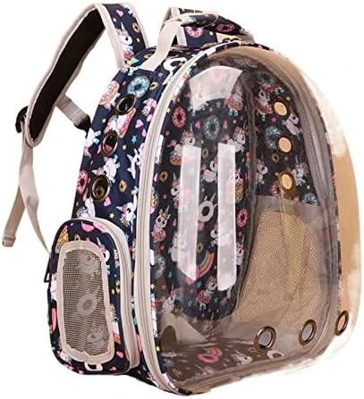 LEFEDA Cat Carrier Bags Cat Bag Breathable Portable Pet Carrier Bag Outdoor Travel Backpack For Cat Dog Transparent Pet Backpack Pet Backpack Carrier (Color : 2) 11 LEFEDA Cat Carrier Bags Cat Bag Breathable Portable Pet Carrier Bag Outdoor Travel Backpack For Cat Dog Transparent Pet Backpack Pet Backpack Carrier (Color : 2) - Image 9