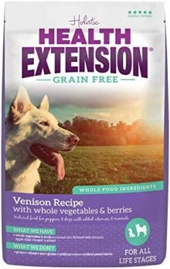 Health Extension Dry Dog Food, Natural Food With Added Vitamins & Minerals, Suitable For All Puppies, Grain Free, Salmon Recipe With Whole Vegetable & Berries (10 Pound) 28 Health Extension Dry Dog Food, Natural Food With Added Vitamins & Minerals, Suitable For All Puppies, Grain Free, Salmon Recipe With Whole Vegetable & Berries (10 Pound) -Dog Supply Store 51n7WP06v8L. AC 2