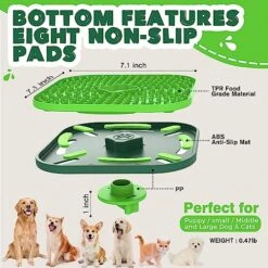 Dogginmen Dog Lick Mat,Licking Mat For Large Medium Small Dogs And Cats Crate,Interactive 7.1" Large Size Lick Mats For Crate Training,Reduce Anxiety And Boredom,Dog Lick Mat Treat For Peanut Butter 11 Dogginmen Dog Lick Mat,Licking Mat For Large Medium Small Dogs And Cats Crate,Interactive 7.1" Large Size Lick Mats For Crate Training,Reduce Anxiety And Boredom,Dog Lick Mat Treat For Peanut Butter -Dog Supply Store 51nlX9Vt5NL
