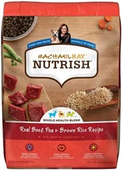 Rachael Ray Nutrish Premium Natural Dry Dog Food, Real Beef, Pea, & Brown Rice Recipe, 28 Pound Bag (Packaging May Vary) -Dog Supply Store 51ns67j911L. AC