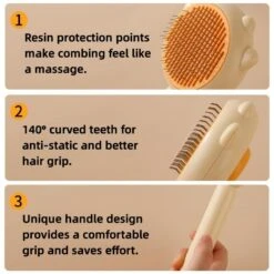 Dolaxe Pet Brush, Pet Hair Cleaner Brush, Multifunctional Pet Hair Comb, Magic Pet Comb, Long Or Short Hair Cats Dogs Pet Massage Brushes (2pcs-Yellow+Green) 16 Dolaxe Pet Brush, Pet Hair Cleaner Brush, Multifunctional Pet Hair Comb, Magic Pet Comb, Long Or Short Hair Cats Dogs Pet Massage Brushes (2pcs-Yellow+Green) -Dog Supply Store 51p7BFt51cL