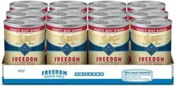 Blue Buffalo Freedom Grain Free Natural Adult Wet Dog Food, Beef 12.5oz Cans (Pack Of 12) 19 Blue Buffalo Freedom Grain Free Natural Adult Wet Dog Food, Beef 12.5oz Cans (Pack Of 12) -Dog Supply Store 51pavaYVQtL. AC