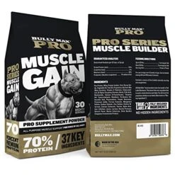 Bully Max Protein Powder For Dogs | Supports Muscle Building & Muscle Gain | #1-Rated Performance Brand Since 2009 | For Dogs Of All Ages | 368 Grams -Dog Supply Store 51pvXC6wSqL