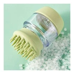 YangYan Pet Bath Brush Dog Massage Brush Multifunctional Storage Shampoo Bath Liquid Bath Dog Brush Green (Color : Green) -Dog Supply Store 51qj3xmKB3L