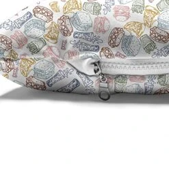 Ambesonne Food Pet Bed, Colorful Outline Minimal Fast Food Sandwich Hamburger Soda Glass Fries Pizza, Chew Resistant Pad For Dogs And Cats Cushion With Removable Cover, 24" X 39", White And Multicolor 7 Ambesonne Food Pet Bed, Colorful Outline Minimal Fast Food Sandwich Hamburger Soda Glass Fries Pizza, Chew Resistant Pad For Dogs And Cats Cushion With Removable Cover, 24" X 39", White And Multicolor -Dog Supply Store 51qsYJSXA7L