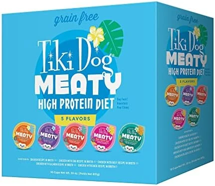 Tiki Dog Meaty Cups Variety-Pack Of 10 9 Tiki Dog Meaty Cups Variety-Pack Of 10 - Image 7