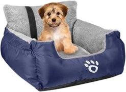 FRISTONE Dog Car Seat, Dog Booster Car Seat Travel Carrier With Clip-on Safety Leash And Storage Pocket Dog Seat For Puppy, Small Pet Comfortable And Anti-Slip - Black 24 FRISTONE Dog Car Seat, Dog Booster Car Seat Travel Carrier With Clip-on Safety Leash And Storage Pocket Dog Seat For Puppy, Small Pet Comfortable And Anti-Slip - Black -Dog Supply Store 51s5ewVQIIL. AC