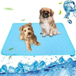 GENERIC Pet Cooling Mat Sleeping Pad Portable Foldable Easy To Carry Breathable Summer Pet Cushion For Kennel, Sofa, Bed, Floor, Car Seats For Home Or Outdoor Car Pad For Dogs Puppy Cats Kids Adults -Dog Supply Store 51sFJd6nfML