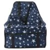 Dog Booster Seat,plplaaoo Dog Car Seat, Pet Car Seat For Back And Front Seat, Oxford Cloth Pet Dog Cat Car Front Seat, Non Slip Mat Basket Pet Safety Carrier, Car Seat For Dogs Cats[Blue Black]
