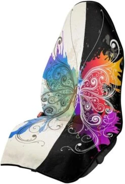 Semiouray Cute Dachshund Dog Print Car Seat Protector Accessories Art Painting Puppy Stain Resistant Car Seat Coverfrom Sweat Food Dirt After Gym Car Seat Towel, White -Dog Supply Store 51t0LyTvgHL. AC