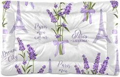 Poeticcity Yellow Mexican Food Tortilla, Hamburger, Burrito, Tequila Dog Cat Bed Mat Soft Crate Pad Mattress Cushion For Small Medium Pets, Anti Slip Sleeping Kennel Mat Washable & Dry 36x24 Inch -Dog Supply Store 51t1HbVgI3L. AC